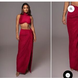 JLuxlabel Wrap Skirt Set